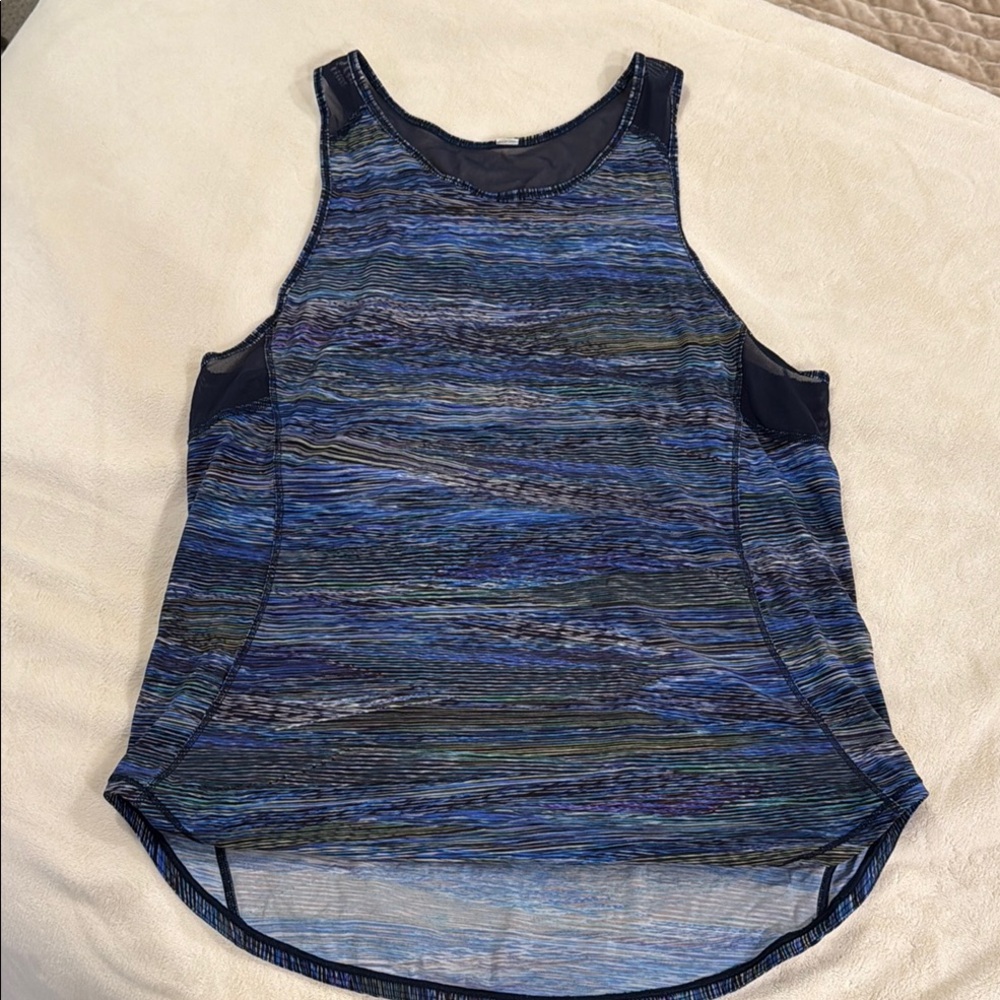 Women's Blue Sleeveless Top